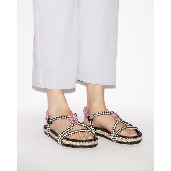 Isabel Marant Waltee Woven Platform Sandals Size EU41/US11 $395 - Picture 1 of 15